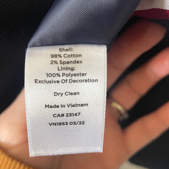 Talbots Trench Coat ASHLEY TWILL TAILORED COAT nautical size 16 New with tag - Picture 8 of 9